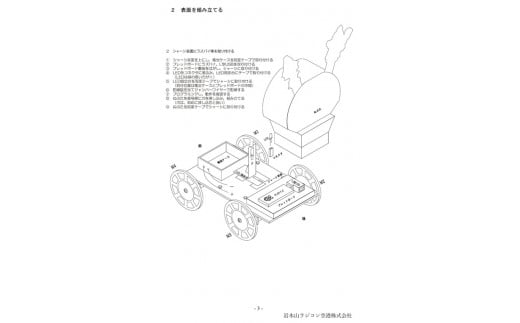 マイコン搭載プログラミングカー ラズパイパイソンカー『しゃこちゃん』｜全国学力テスト 小学生 算数 問題 [0550]