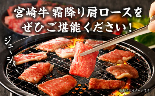 【期間・数量限定】宮崎牛霜降り（肩ロース）焼肉400g| 宮崎牛 牛肉 肉 ブランド牛 国産牛 和牛 霜降り 肩ロース 肩 ロース 焼肉 BBQ 贈答用 贈答 ギフト 贈り物 グルメ 記念日 誕生日 内祝い お取り寄せ 内閣総理大臣賞 ミヤチク ホームパーティー お祝い 料理 キャンプ |_Tk031-014-D