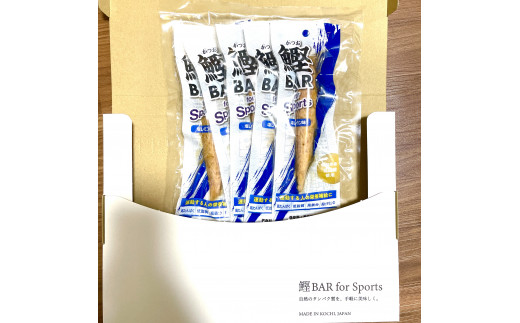 鰹BAR for Sports（塩レモン味 5本）カツオ スポーツ 運動 筋トレ ダイエット 災害備蓄 保存食 栄養補給 おやつ シーチキン プロテイン 小腹 エネルギー補給 常温 個包装 たんぱく質【R00804】