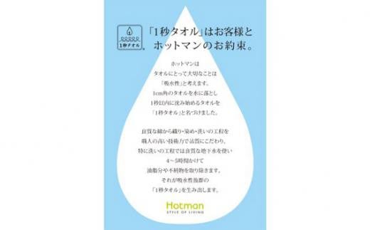  ホットマン1秒タオル　大判バスタオル2枚ギフトセット ／ 高い吸水性 上質 綿100％ 埼玉県