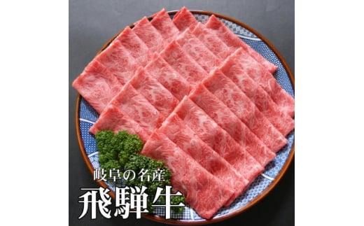 [A5等級]飛騨牛赤身肉スライス1kg　モモ又はカタ肉【1445791】