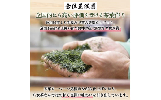 【新茶】星野村の八女茶 高級煎茶 桃山 80g [a0532] 株式会社 ゼロプラス 【返礼品】添田町 ふるさと納税