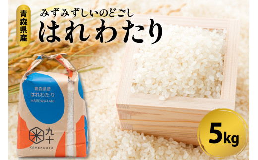 特a米 はれわたり 5キロ 令和6年産米 精米 特A 青森県産米 【五所川原市 白米お米晴れ渡り晴れわたりharewatari 5kg 】