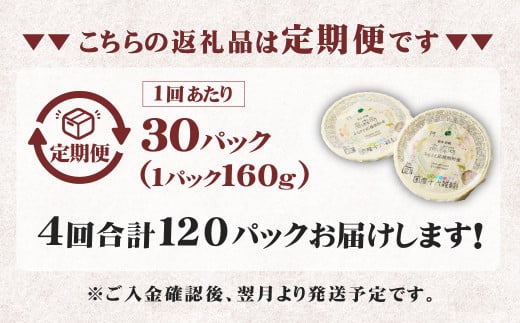 【定期便4ヶ月】阿蘇だわら 十六雑穀ごはん パックライス 160g×30パック 