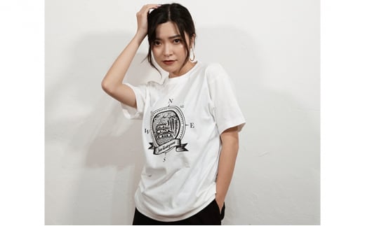 [№5568-7018]0262揖斐川町 マンホールTシャツ 白XLサイズ