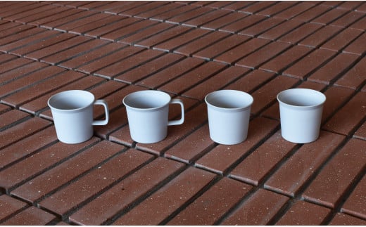 1616/ TY Coffee Cup Gray セット 有田焼 器 食器 コーヒーカップ グレー A25-322