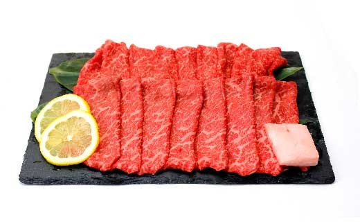 FT18-196「いしかわ牛」または「福島牛」モモ肉 すき焼き用 400g×1  肉 牛肉 国産 和牛 黒毛和牛 牛もも肉 福島県 玉