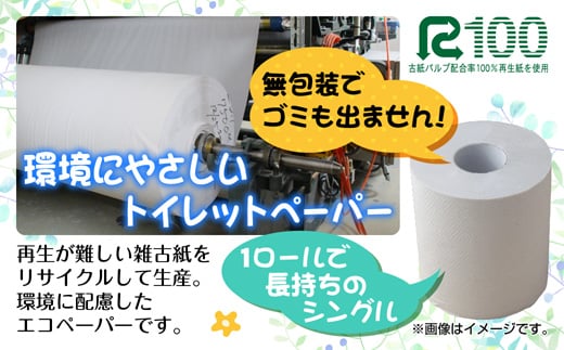 3ヵ月連続3回 定期便 トイレットペーパー シングル 65m 20ロール 無包装 香りなし 日本製 日用品 備蓄 リサイクル 無地 NPO法人支援センターあんしん 新潟県 十日町市