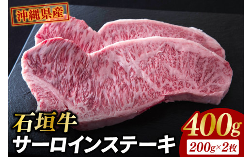 石垣牛 サーロインステーキ 400g（約200g×2）（AG017）