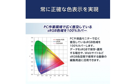  EIZO の 24.1型 カラーマネージメント 液晶モニター ColorEdge CS2400R _ 液晶 モニター パソコン pcモニター ゲーミングモニター USB Type-C 【1402137】