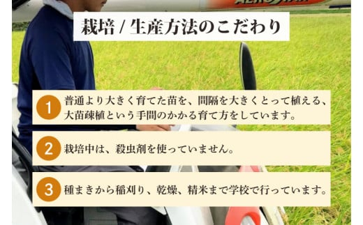 【5ヶ月定期便】【令和6年産】学生と作ったコシヒカリ計50kg（10kg×5回）【お米 米 コメ ごはん 10万円以内 50キロ 茨城県 水戸市 水戸】（DN-24）