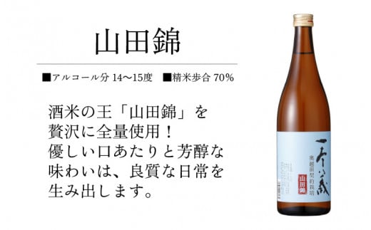 ふるさと勝山セットA（一本義 辛爽系純米吟醸 720ml×1本 ＆ 一本義 山田錦 720ml×1本） [A-008040]