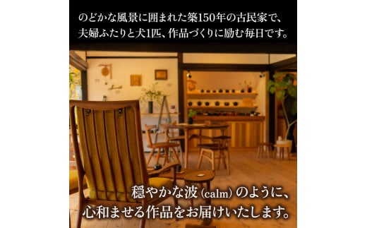 寄せ木のコースター4つセット 木 コースター 工芸品 木と土calm プレゼント ギフト クリスマス お誕生日 結婚祝い 下関市
