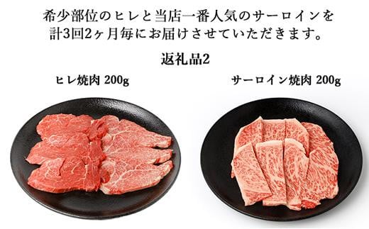 【年3回】伊賀牛 A5ヒレ・サーロイン 定期便C 総合計約1.2kg