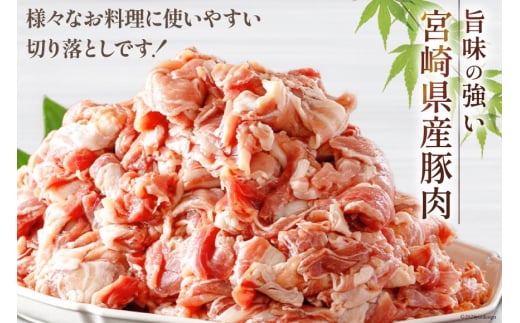 豚肉 小分け 切り落とし 300g×18袋 合計5.4kg [甲斐精肉店 宮崎県 美郷町 31as0047] 冷凍 宮崎県産 豚肉 送料無料 ウデ 腕 切落し 炒め物 料理 調理 おかず 大容量 真空包装 収納スペース 豚丼 生姜焼き 豚汁 BBQ バーベキュー キャンプ 焼肉