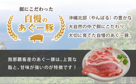 「あぐー生姜焼き」セット｜あぐー豚 1.5kg ( 250g × 6パック )  生姜焼き 豚肉 フレッシュミートがなは