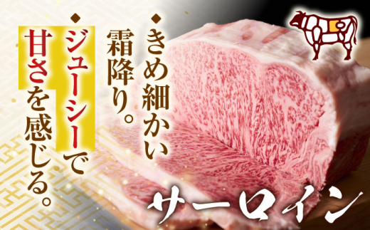 【A4～A5】長崎和牛サーロインステーキセット　500g（250g×2枚）【株式会社 MEAT PLUS】 [QBS014]