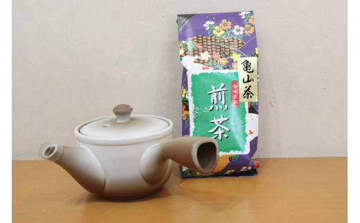 【数量限定】急須で飲むこだわりの亀山茶 亀山市/三重茶農業協同組合 伊勢茶 セット 送料無料 [AMAG005]