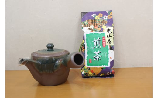 【数量限定】急須で飲むこだわりの亀山茶 亀山市/三重茶農業協同組合 伊勢茶 セット 送料無料 [AMAG005]