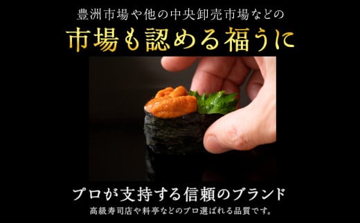 ★2025年7月発送★ 北海道 利尻島産 塩水生うに エゾバフンウニ 500g (100g×5パック)【福士水産】ウニ ミョウバン不使用 うに 雲丹 バフン