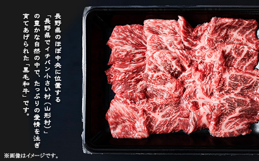 3608 長野県産 黒毛和牛 バラ（焼肉用） 700g（350g×2パック）