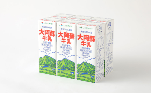 【4回定期便】大阿蘇牛乳 1000ml