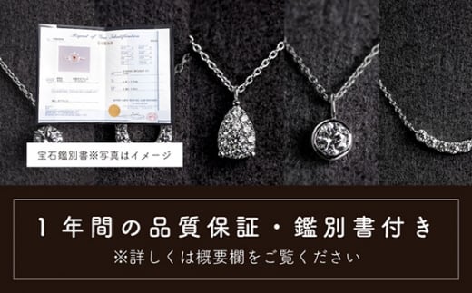 ダイヤ ダイヤモンド ネックレス 0.30ct 鑑別所 保証書 ケース 付 ジュエリー アクセサリー ペンダント 宝石 プラチナ ギフト プレゼント 贈り物 記念日 お祝い 誕生日 人気 高級 山梨県 西桂町