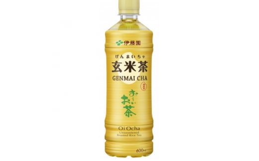 おーいお茶 玄米茶 600ml 24本(1ケース) 伊藤園 ペットボトル飲料【1484254】