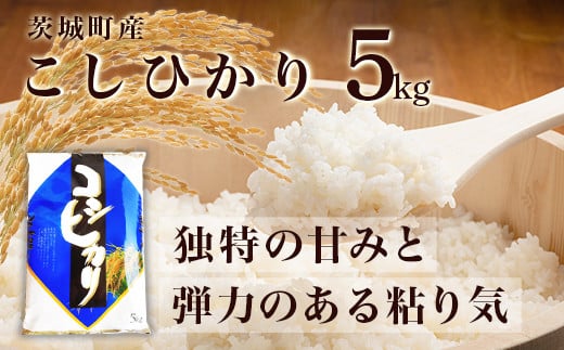 168茨城町産こしひかり5kg 令和6年産