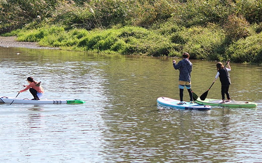 古利根川を「SUP」で水上クルージング 2名様分(小学4年生以上)【0132】