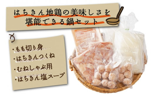 土佐はちきん地鶏の鶏しゃぶ＆鶏鍋堪能セット