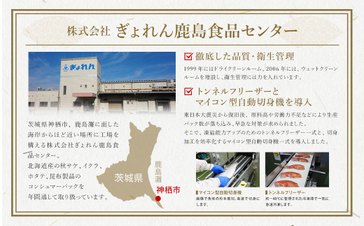 【北海道産原料使用】【6ヶ月定期便】塩秋鮭切身 30切