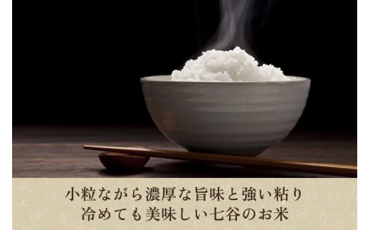 【令和6年産新米】【定期便6ヶ月毎月お届け】新潟県加茂市七谷産コシヒカリ 精米20kg（5kg×4）白米 捧運次商店 定期便