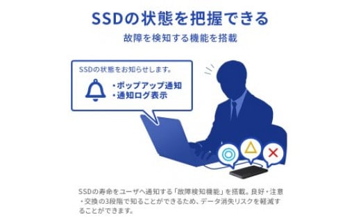 【049-02】ロジテック セキュリティ対策 暗号化 外付けSSD ポータブル 小型 480GB 故障検知機能搭載 USB3.2 Gen1 耐衝撃【LMD-PBL480U3BS】