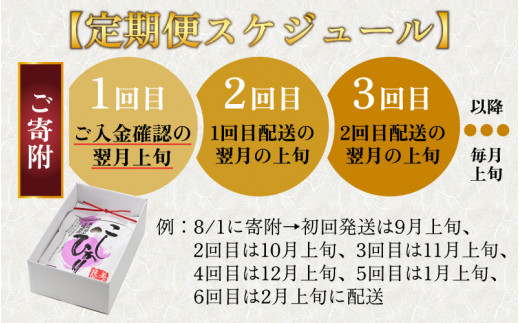 【令和6年産 新米】【6ヶ月定期便】越前大野産 一等米 帰山農園の棚田育ちコシヒカリ 玄米 5kg × 6回 計30kg 