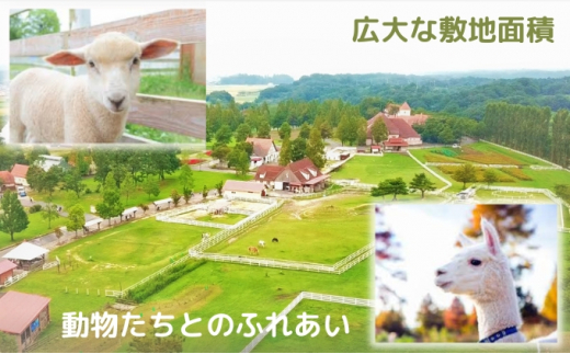 滋賀農業公園 ブルーメの丘 大人1名・子供1名 入園券 [ アトラクション 動物 ふれあい ファミリー 家族 旅行 ]