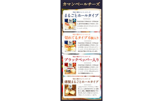 明治北海道十勝チーズセットＪ(4種) 計8個 本別町観光協会 《60日以内に出荷予定(土日祝除く)》 北海道 本別町 詰め合わせ 食べ比べ カマンベールチーズ チーズ 十勝 明治 乳製品 送料無料