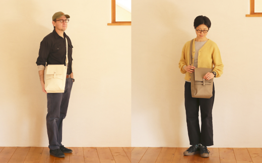 須田帆布 ポストマン・バッグ（ベージュ）【 茨城県 つくば ショルダーバッグ バッグ カバン 鞄 ファッション シンプル レディース メンズ 男性 女性 カジュアル プレゼント ギフト 帆布 国産 日本製 通勤 通学 旅行 丈夫 耐久性 】