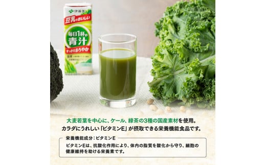 伊藤園 毎日１杯の青汁 まろやか豆乳ミックス（紙パック）200ml×24本 【伊藤園 飲料類 青汁飲料 低カロリー ジュース 飲みもの】