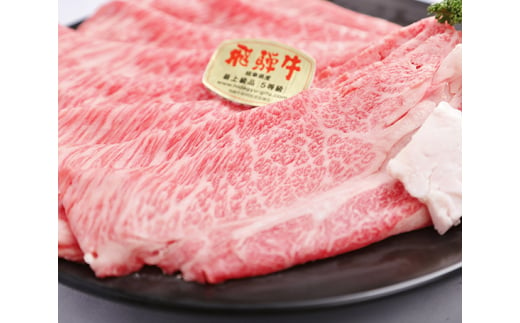 約500g肩ロース肉すき焼き【11月中旬から発送開始】　氷温（R）熟成　飛騨牛A5等級  プロトン凍結 [No.520] ／ 牛肉 ブランド牛 すきやき 岐阜県 特産