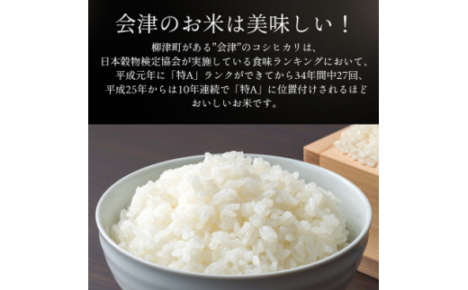 ＜令和6年産米＞福島県柳津町産こしひかり10kg(5kg×2)〈令和6年11月下旬発送〉【1429866】