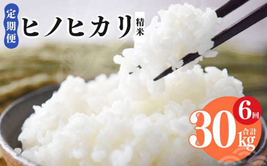 N06 【定期便】奈良県産 ヒノヒカリ 精米 5kg × 6回 合計 30kg (6回お届け) | 米 こめ コメ お米 オコメ おこめ 奈良県 御杖村  米 白米