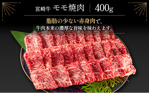 宮崎牛＆宮崎和牛（モモ焼肉／小間切れ）計500g 国産 肉 牛肉 ご飯 おかず すき焼き 牛丼 BBQ お弁当【B563-24-30】