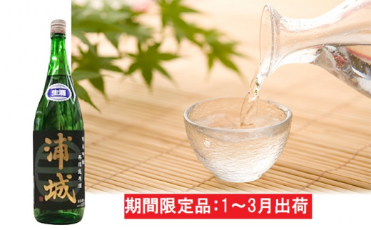 無濾過本生原酒「浦城」720ml×1本 純米吟醸