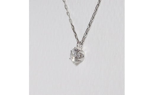 プラチナ　0.3ct up 　6本爪　ペンダント