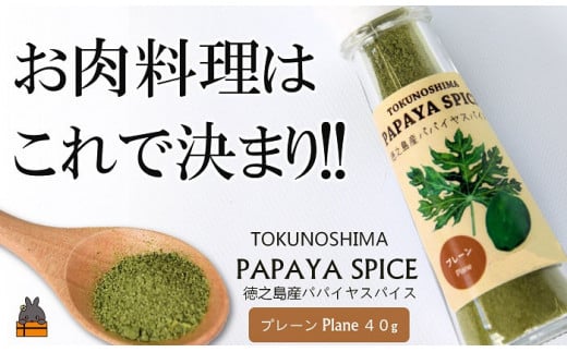 お肉料理はこれで決まり!!徳之島産パパイヤの葉を使用したパパイヤスパイス！