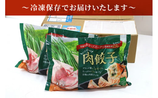 【数量限定】 ニラたっぷり肉餃子 2袋 肉餃子30個×2袋 60個 ぎょうざ ギョウザ 餃子 ニラ にら ローズポーク 豚肉 小美玉産 茨城県産 名産 冷凍 17-U