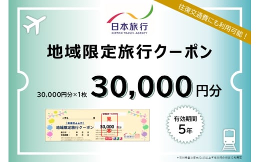 静岡県河津町　日本旅行　地域限定旅行クーポン30,000円分 [№5227-0164]