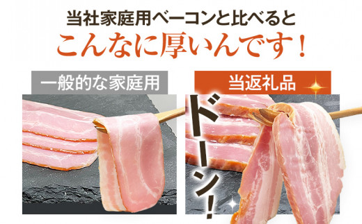 訳あり 厚切りベーコンスライス 900g ベーコン 肉加工品 1パック300g 厚切り 訳あり スライス 豚肉 朝食 小分け 冷凍 乳不使用 卵不使用 学校給食 ベーコンエッグ 炒め物 料理