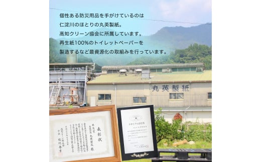 １０年間保証　備蓄用トイレットペーパー（12個　個包装）防災 災害 緊急 安心 簡易 備蓄